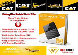 Caterpillar C13/C15/6NZ/5EK/2WS/VVA Delete Files & More in 250GB HDD - DHL Shipping