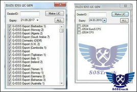 ISUZU E-IDSS and G-IDSS keygen Unlocked - 808TRUCK
