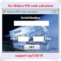Wabco PIN Code Calculator PIN1/PIN2 Activator Keygen Diagnostic Software