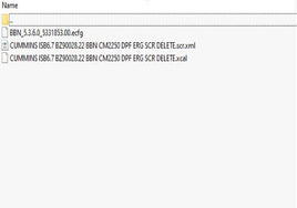 CUMMINS ISB6.7 BZ90028.22 BBN CM2250 DPF ERG SCR DELETE included Screen File