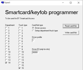 BT Toyota Smart Card Key Fob Programmer