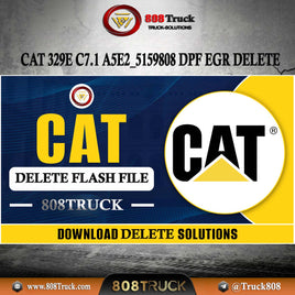 CAT 329E C7.1 A5E2_5159808 DPF EGR DELETE