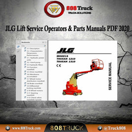 JLG Lift Service Operators & Parts Manuals PDF 2020