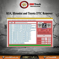 KIA, Hyundai and Toyota DTC Remover AND EDIT SUPPORT SIM2K14X 24X