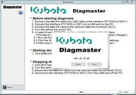 Kubota / Takeuchi DiagMaster v21.11.01 last version – Level 9 + Unlock KG