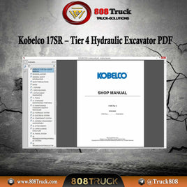 Kobelco 17SR – Tier 4 Hydraulic Excavator Shop Manual PDF