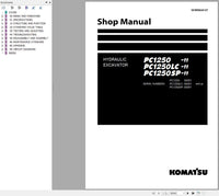 Komatsu Mining Excavator 2024 PDF Shop Manual