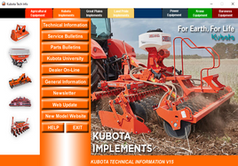 Kobota & Korne Agricultural Machinery Technical Information - Workshop Manual, Parts Manual, Service Information