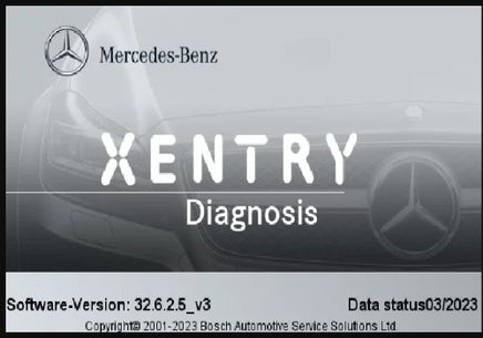 MERCEDES-BENZ XENTRY DIAGNOSTIC OPEN SHELL – 2023.03