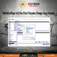 MultiEcuScan v4.8 For Fiat/Chrysler/Dodge/Jeep/Suzuki + Activation + Instruction Video