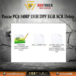 Paccar PC4 1408P 151H DPF EGR SCR Delete for Magic Tuner