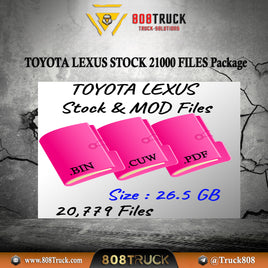 TOYOTA LEXUS STOCK 21000 FILES Package 2024