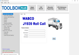 Wabco ToolBox 14.0.2 + ECAS CAN2 v3.00 Diagnostics Software – with Kg