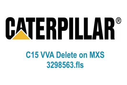 Caterpilllar C15 VVA Delete on MXS 3298563 Flash File - 808TRUCK