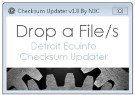 Detroit Diesel Ecu info Checksum Updater v1.0