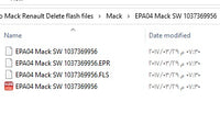 MACK MP7 MP8 MP10 ENGINE DPF EGR Delete Files