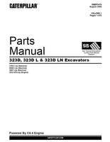 Cat Excavator Parts Manual & Wiring Diagram PDF