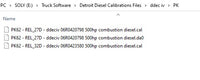 Detroit Diesel Calibrations Files - Full Package