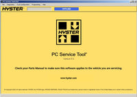 Hyster Forklift PC Service Tool v5.0 Diagnostic Tool 2022