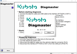 Kubota / Takeuchi DiagMaster 20.11.01 – Level 6