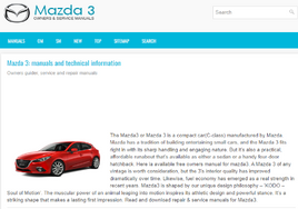 Mazda 3 Service Manual 2016 – 2022