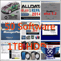 Alldata10.53, Mitchell 5.8 and 50 software in 1tb HDD - DHL Shipping - 808TRUCK