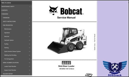 Bobcat Service Library [02.2019] Service Manuals - 808TRUCK
