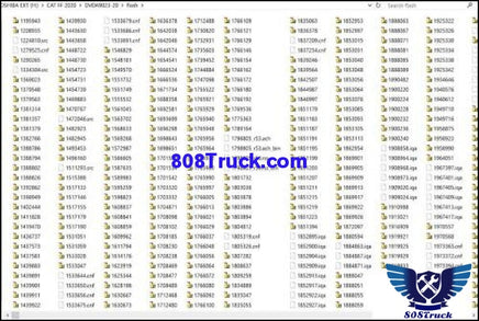 Caterpillar Flash Files DVD (Update 08.2020) - 808TRUCK