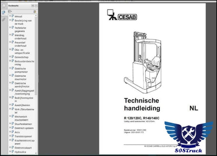 CESAB Forklift Spare Part Catalog and Service Manual Collection - 808TRUCK