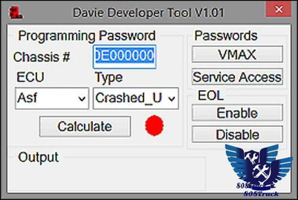 Daf DAVIE DEVELOPER TOOL v1.01 Unlock KG - 808TRUCK
