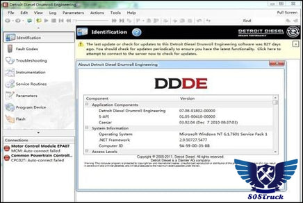 Detroit Diesel Drumroll Engineering DDDE v7.08 - 808TRUCK