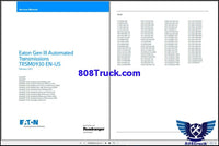 Eaton Transmission 2020 Service Manual PDF - 808TRUCK