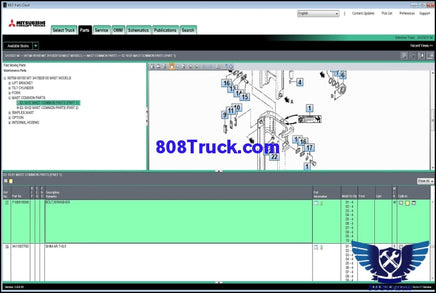 Mitsubishi Forklift Trucks MCFA [11.2020] Spare Parts Catalog - 808TRUCK
