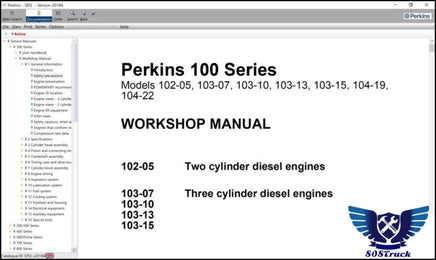 Perkins SPI2 [04.2018] Service Manual and Maintenance System - 808TRUCK