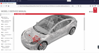 Tesla Model 3 Factory Workshop Repair Service Manual 2020 + Wiring diagrams
