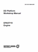 DETROIT DIESEL DD13 DD15 DD16 ENGINE EPA07/10 Repair Workshop Manual