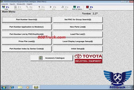 Toyota Industrial Equipment v2.27 [09.2020] Parts Catalog - 808TRUCK