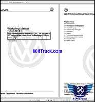 Volkswagen 2020 Workshop, Repair Manual And Wiring Diagrams - 808TRUCK